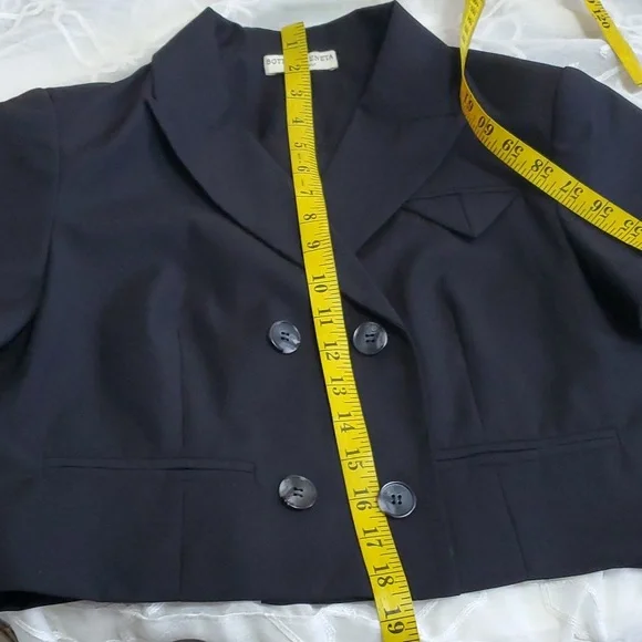 BOTTEGA VENETA CROP BLAZER SIZE S